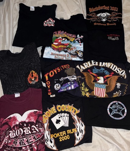Men biker shirts lot if - men’s,